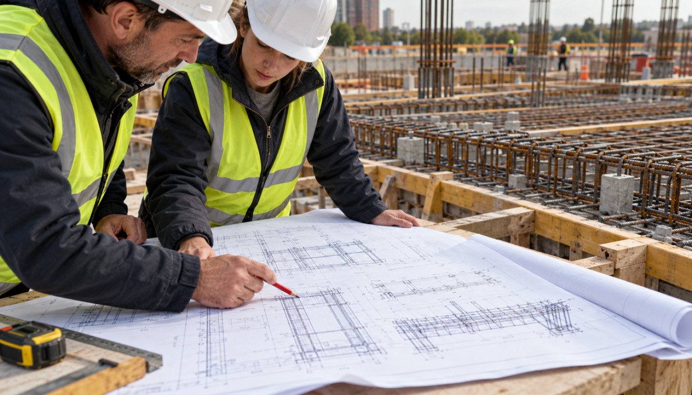 Plans de coffrage et de ferraillage : le lien indispensable entre le calcul structure et le chantier